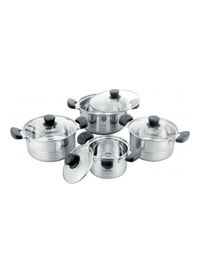 Falpro 12-Piece Stainless Steel Cookware Set Silver /Clear  - Image 2