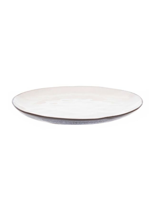 Sharpdo Ceramic Meal Plate White 30 x 5 x 30centimeter - Image 3