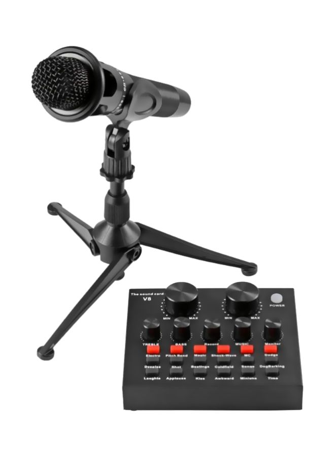 Kutis V8 Live Sound Card With Accessories Set  - Image 1
