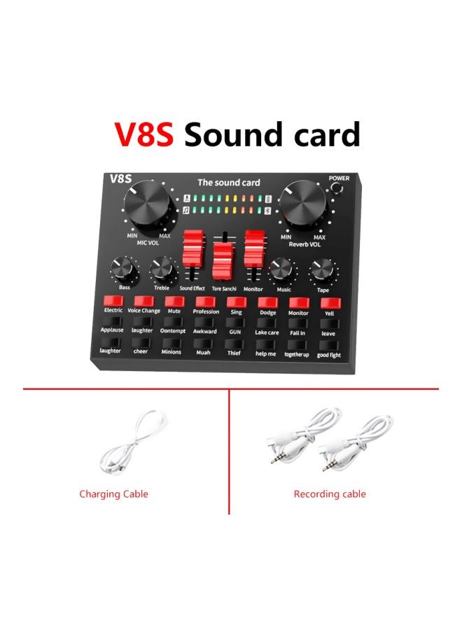 V8S Mobile Phone Live Sound Card