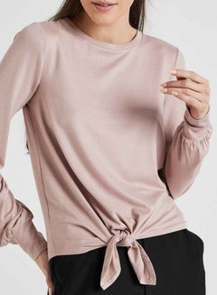 Slouch Knot Tie Top Dusty Pink - v1596013578/N33815828V_4