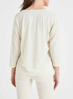 V-Neck Top Ivory - v1596013665/N34222802V_2