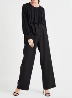 VERO MODA Pleat Detail Blouse Black  - Image 3