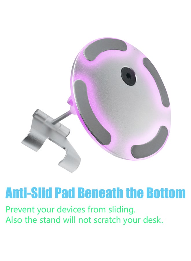VINSOC - 360 Degree Rotatable Cellphone And Tablet Stand Silver - Image 1