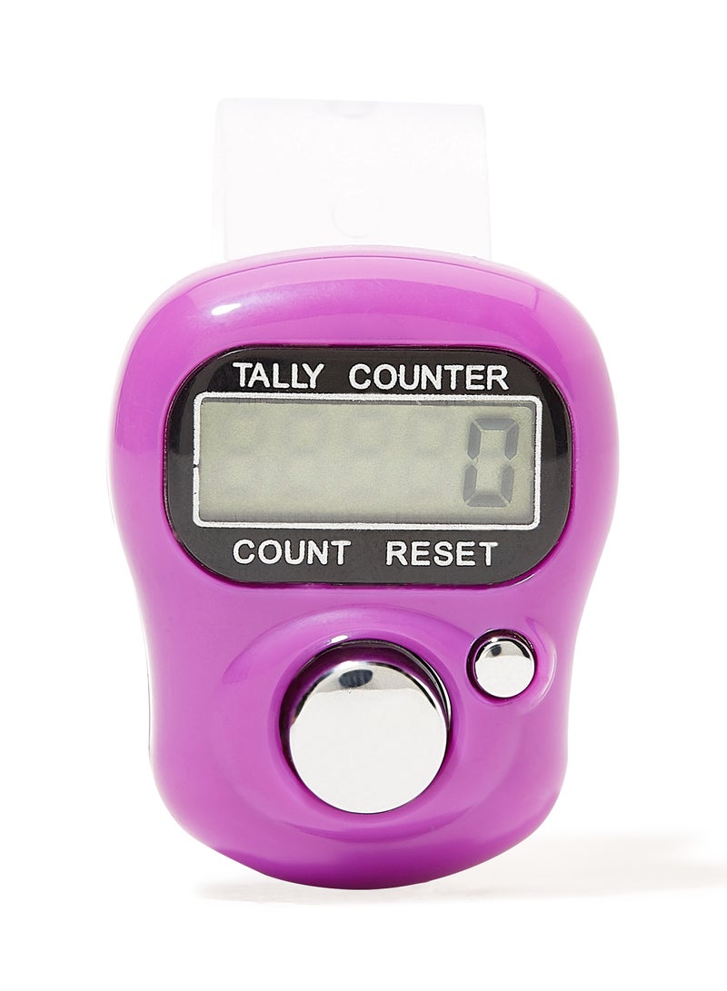 Rosh Digital Electronic Finger Wearable Tally Counter Purple - Image 1