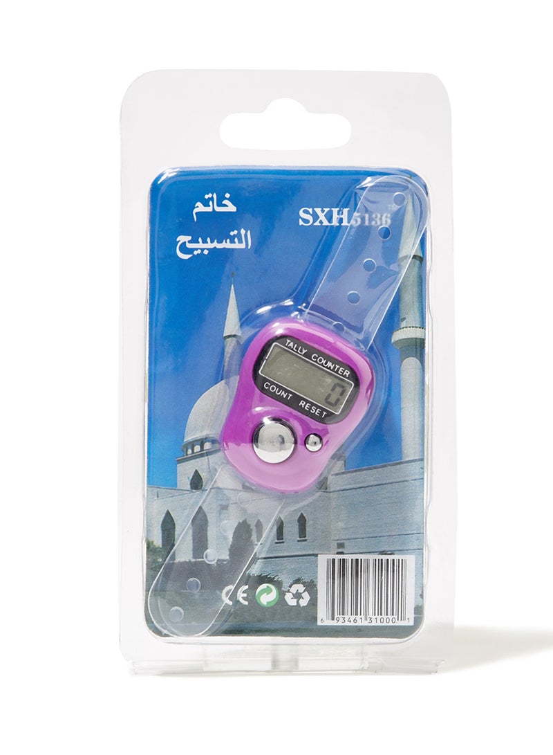 Rosh Digital Electronic Finger Wearable Tally Counter Purple - Image 3