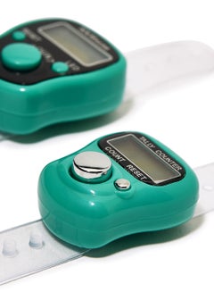 Rosh 2-Piece Digital Electronic Finger Wearable Tally Counter Green  - Image 2