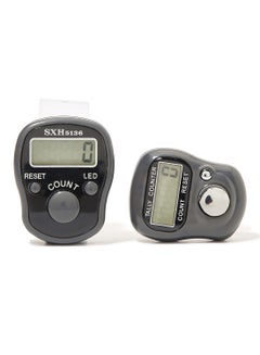 Rosh 2-Piece Digital Electronic Finger Wearable Tally Counter Grey  - Image 1