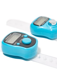 Rosh 2-Piece Digital Electronic Finger Wearable Tally Counter Light Blue  - Image 2