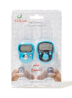 Rosh 2-Piece Digital Electronic Finger Wearable Tally Counter Light Blue  - Image 3