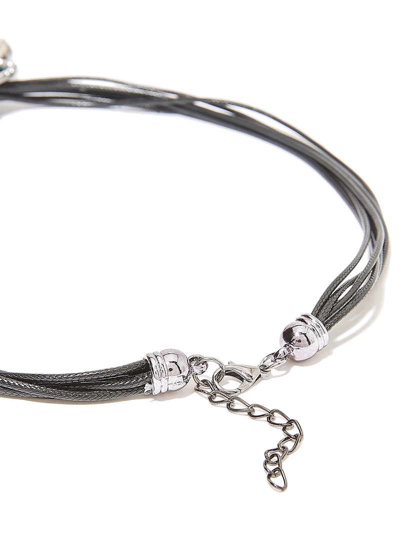 Rosh Zirconia Diamond Stone Pendant Necklace - Image 3