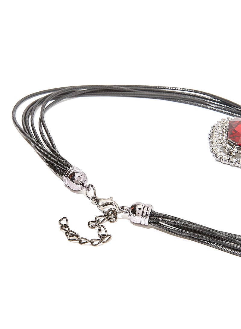 Rosh Zirconia Diamond Stone Pendant Necklace  - Image 3