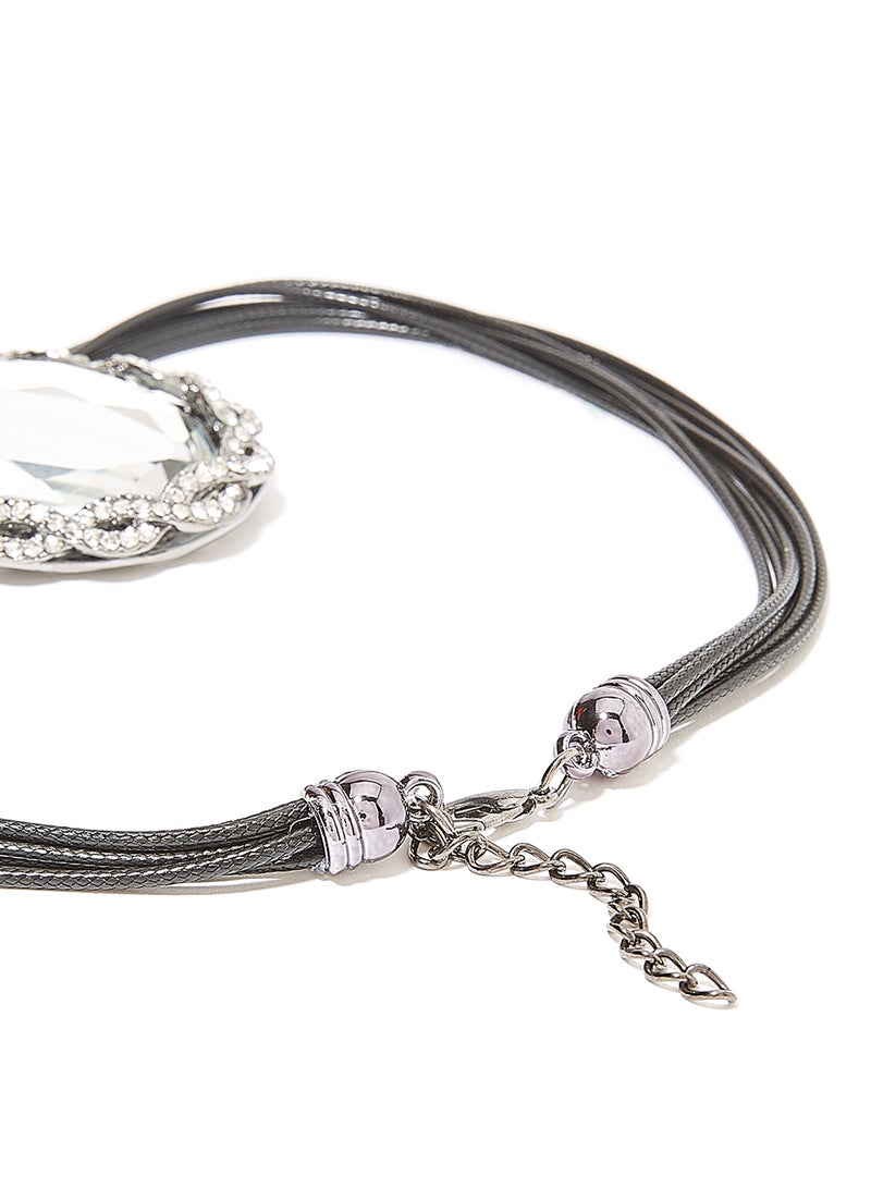 Rosh Zirconia Diamond Stone Pendant Necklace  - Image 3