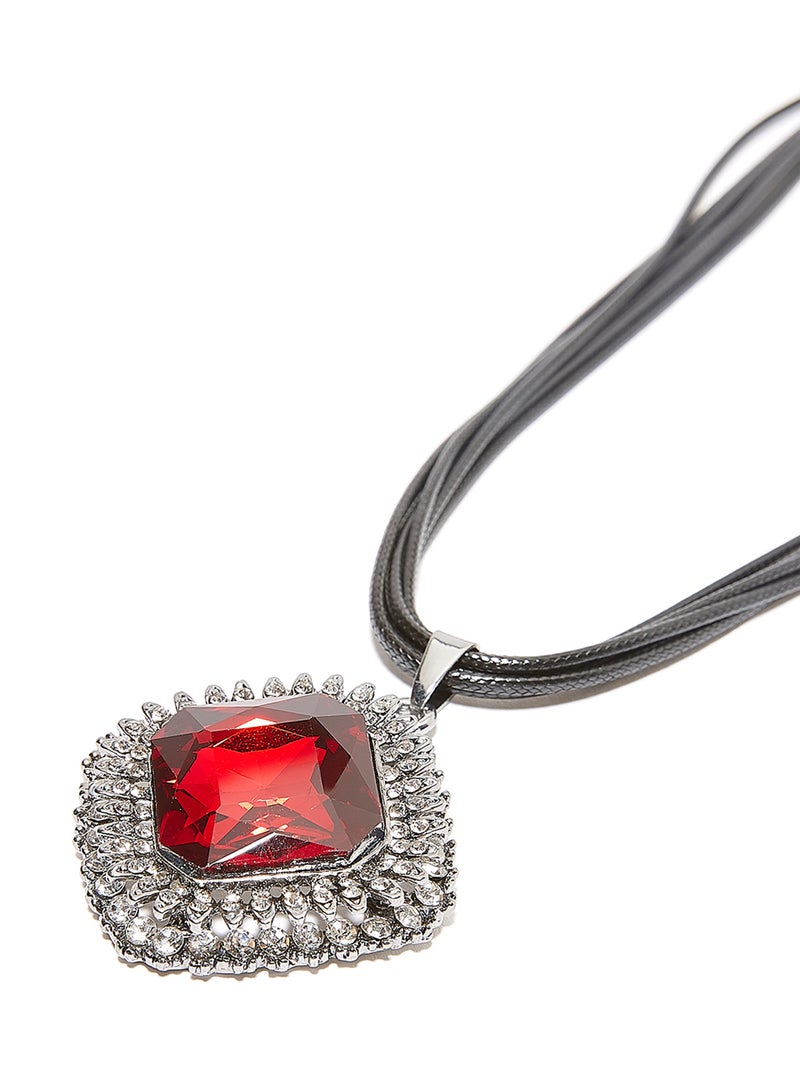 Rosh Zirconia Diamond Stone Pendant Necklace  - Image 2