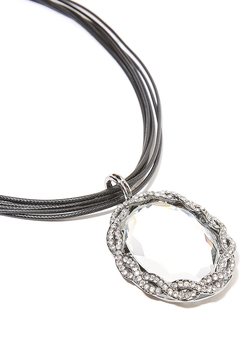Rosh Zirconia Diamond Stone Pendant Necklace  - Image 2