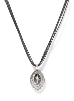Zirconia Diamond Stone Pendant Necklace