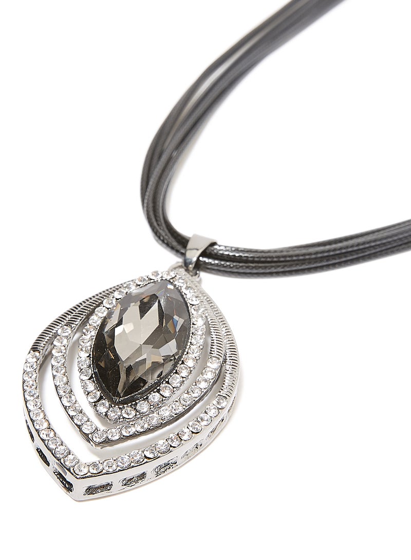 Rosh - Zirconia Diamond Stone Pendant Necklace - Image 1