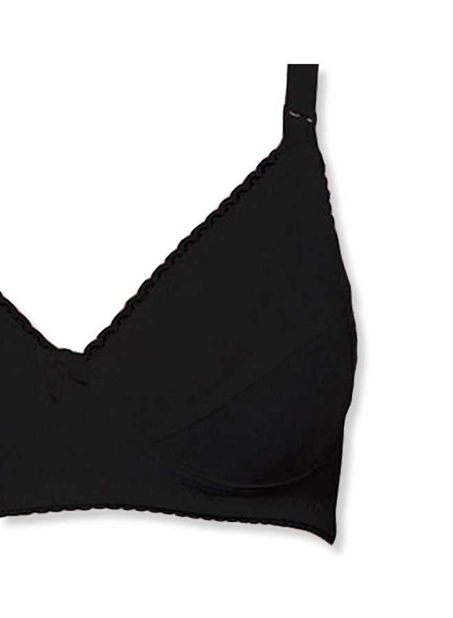 Bodycare Feeding Soft Combed Bra Black - Image 2