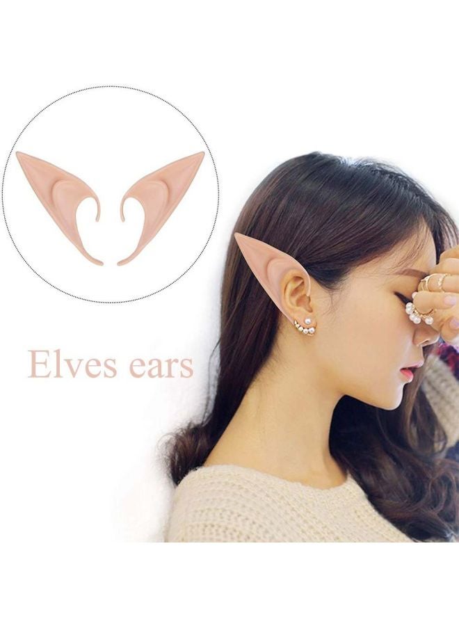 Generic - Latex Vampire Hobbit Elf Ears TT-T2386L-1 3.74x2.17x1.97inch - Image 1