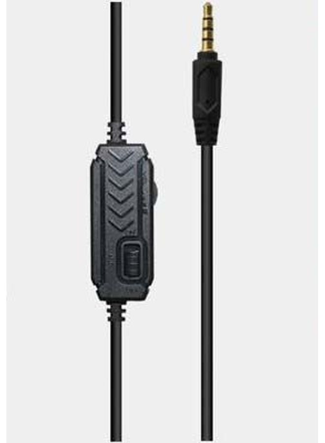 أيه أس أيه سماعة رأس بتصميم يغطي الأذن للألعاب وسلكية مع ميكروفون لجهاز بلايستيشن 4 أسود/أزرق - Image 2