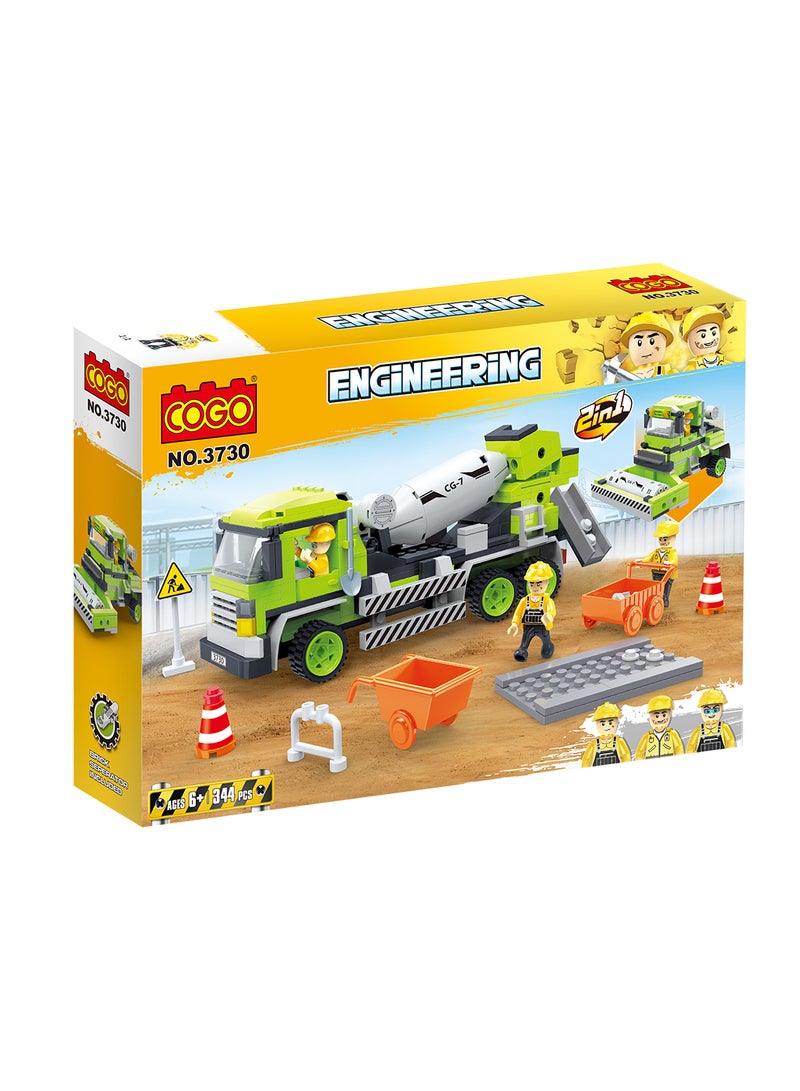 COGO 3730 34-Piece Engineering Series Blocks Set 6+ Years - Image 1