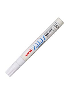 Mitsubishi MI-PX20-WE Paint Bullet Marker White  - Image 2