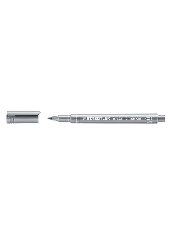 Pigment Liner And Marker Set, Pack Of 5 Black/Gold/Silver