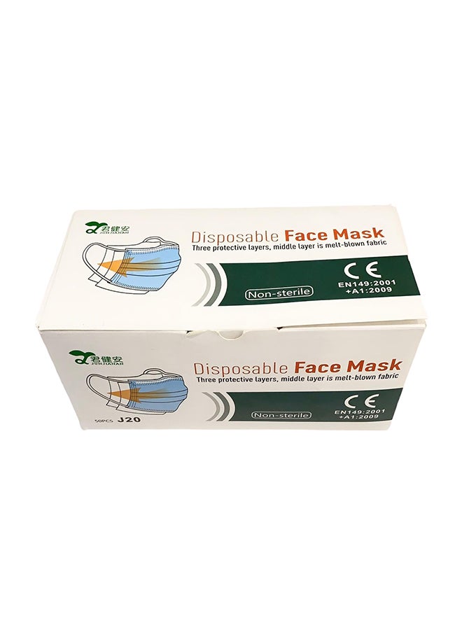 Generic 3 Layer Protective Disposable Face Mask - 50Pcs - Image 4