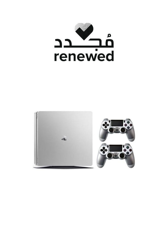 Renewed - PlayStation 4 Slim 500GB Console With 2 Controllers - v1596023853/N38252062A_1