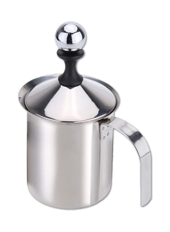 Stainless Steel Milk Coffee Frother Silver 17 x 9.3 x 13centimeter - Image 2