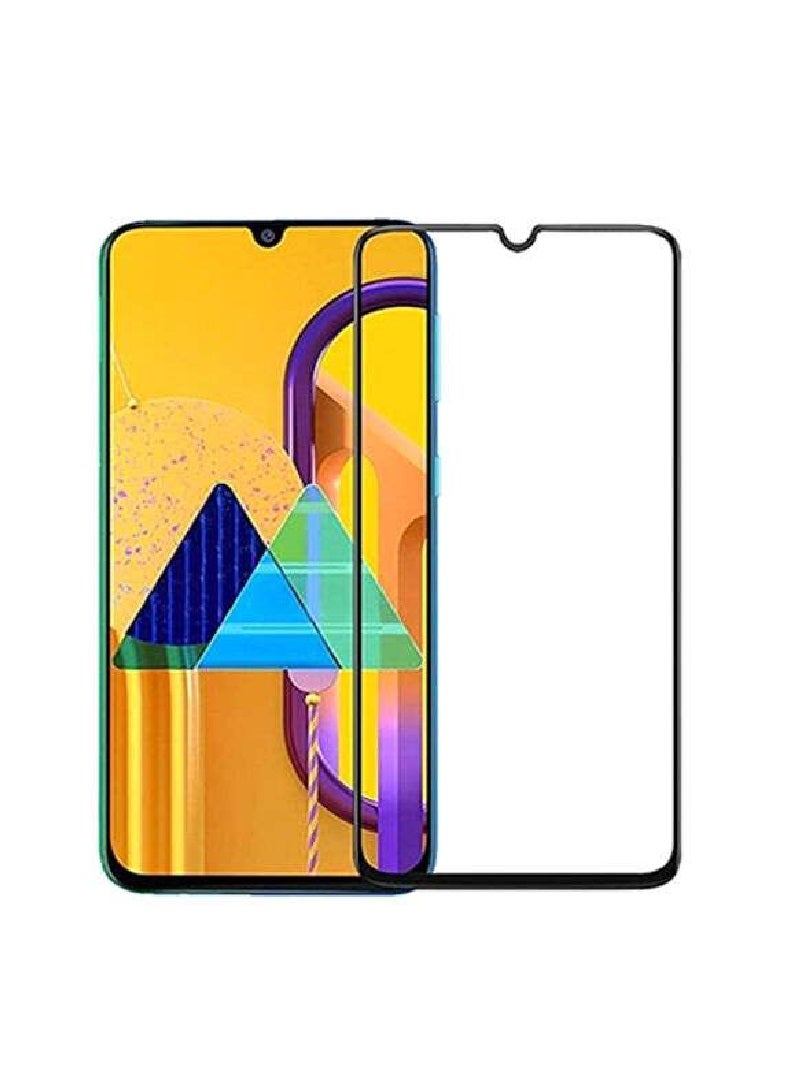 Dl3 موبيلك لاصقة حماية للشاشة من الزجاج المقوى لهاتف سامسونج M31 شفاف/ أسود - Image 1