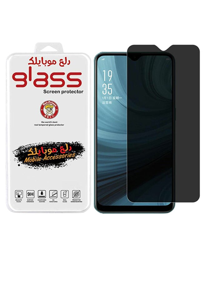 Dl3 موبيلك لاصقة حماية واقية للشاشة من الزجاج المقوى للحفاظ على الخصوصية لموبايل سامسونج جالاكسي M31 أسود - Image 2
