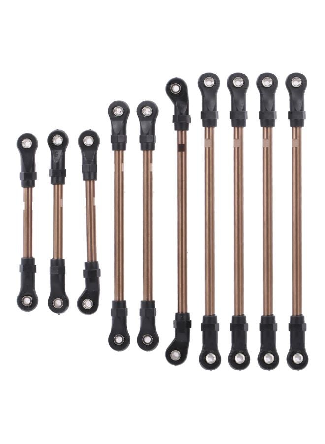 10-Piece Stainless Steel Link For 1/10 TRAXXAS TRX-4 RC Crawler Car  - Image 1