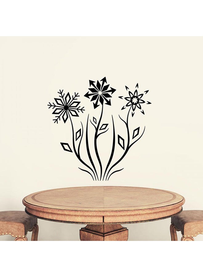 Self-Adhesive Wall Decoration Sticker Black 55 x 55cm