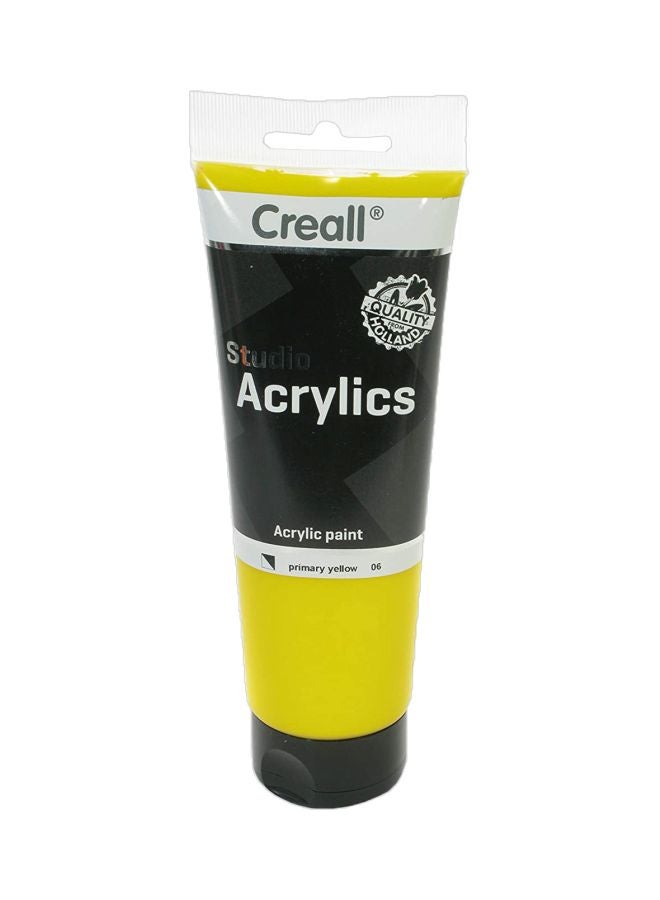 Studio Acrylics Paint Tube 06 Prime Yellow