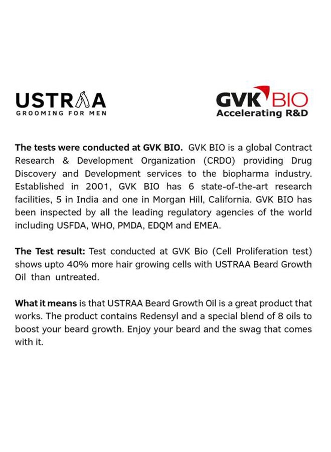 Ustraa - Beard Growth Oil 35ml - Image 1