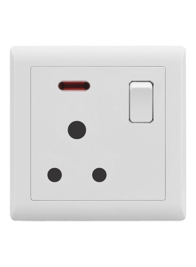 Vmax V1 15A Switch Socket White Ivory 3inch White Ivory 3inch