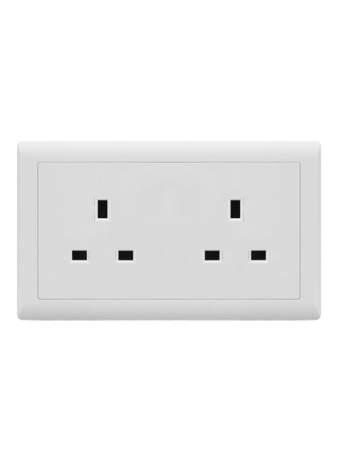 في ماكس مقبس مفتاح V1 بقوة 13 أمبير أبيض عاجي 3بوصة