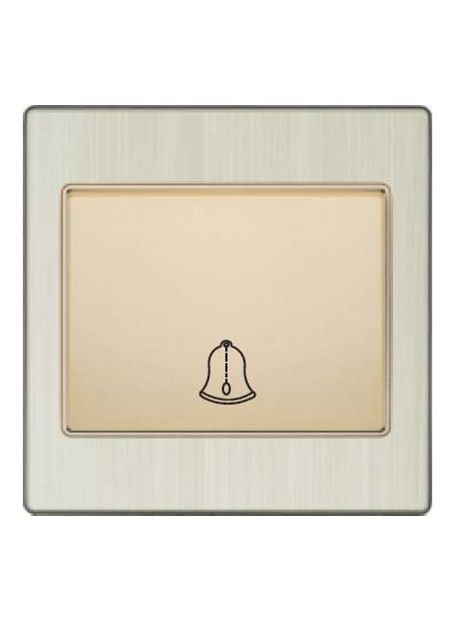 Vmax V3 Series Push Bell Switch Gold/Grey 3x3inch Gold/Grey 3x3inch