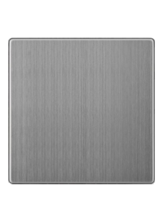 Vmax V3 Series Stainless Steel Blank Plate Silver 3x3inch