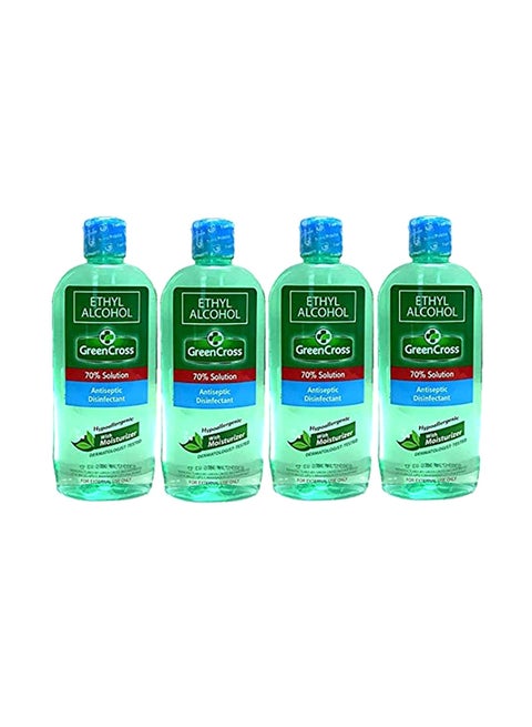 Pack Of 4 Ethyl Alcohol Hand Sanitizer 500ml
