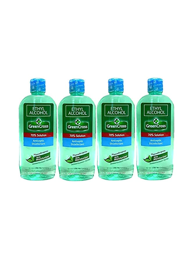Green Cross Pack Of 4 Ethyl Alcohol Hand Sanitizer 500ml 