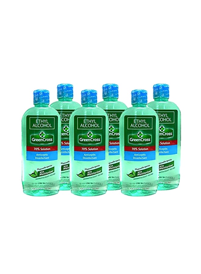 جرين كروس مجموعة معقم اليدين إيثيل كحول مكونة من 6 قطع 6x500ملليلتر