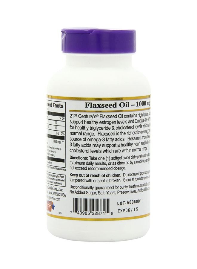 21st Century Flaxseed Oil - 120 Softgel - Image 5