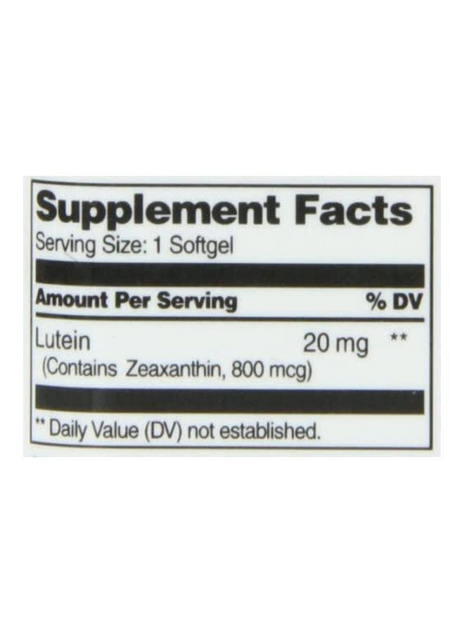 مكمل غذائي باللوتين بتركيز 20 ملجم - 60 كبسولة هلامية - Image 5