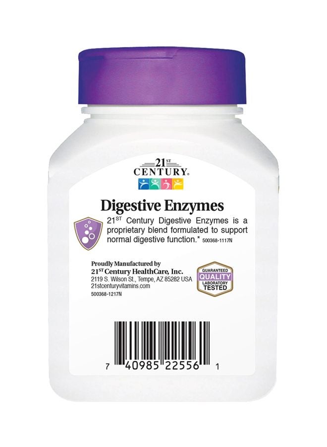 21st CENTURY Digestive Enzymes Dietary Supplement - 60 Capsules  - Image 4
