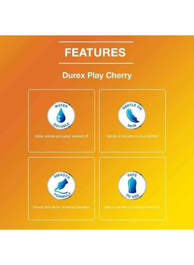 Durex - Cheeky Cherry Water Based Lubricant - Image 1