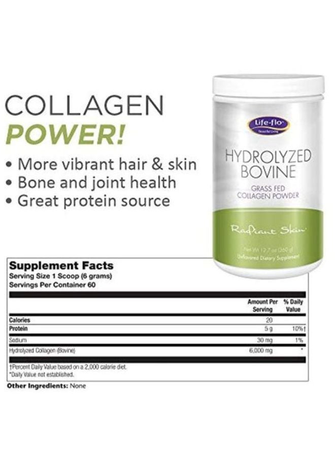 Life-flo Hydrolyzed Bovine Grass Fed Collagen Powder  - Image 4