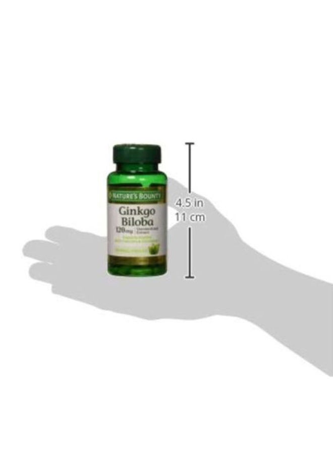 NATURE'S BOUNTY - Ginkgo Biloba Dietary Supplement - 100 Capsules 120 Mg - Image 1
