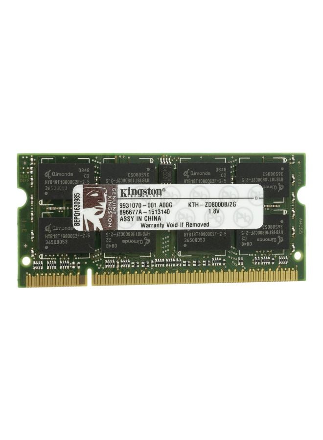 Kingston - DDR2 PC2-5300 SODIMM RAM Green - Image 1